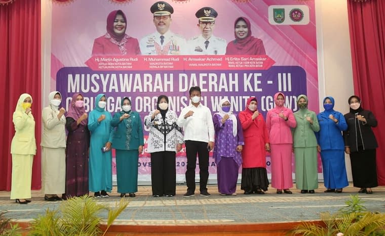 Gabungan Organisasi Wanita Kota Batam Gelar Musda Pilih Ketua Baru